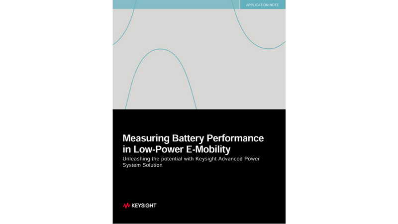Measuring Battery Performance in Low-Power E-Mobility